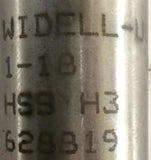 Widell 1-18 Plug Hand Tap 6 Flute HSS H3 628819