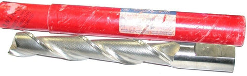 Niagara 1" diameter Single End 2 Flute 8 1/2" OAL 6.5 LOC HSS End Mill New