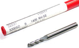 Fullerton 32037 .1406" Diameter 3/16in shank 4 Flute Solid Carbide Ball End Mill