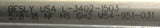 Besly 5/8-18 NF X 8" Plug Hand Tap 4 Flute HS GH2 M54-951-031 L-3402-1503