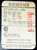4 SIEMENS CONTROL RELAYS 10 AMP MODEL 3TH8040