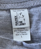 Tultex Women's Melissa Etheridge Graphic Gray Short Sleeve Shirt Size Large