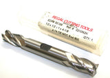 Regal 50036 1/2" Diameter 1/2" Shank 4 Flute Double End HSS End Mill