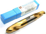 Niagara 26200 5/8" Dia 5/8" Shank 2 Flute HSS Ball Double End TiN Coated Mill