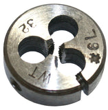 W.T. Tool #6-32L NC HSS Adjustable Round Thread Die