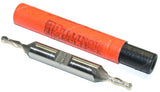 Illinois Eclipse 2901 1/8" 2 Flute 3/8" Shank HSS Ball Double End Mill