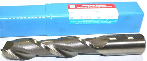 Niagara 7/8" diameter 3 1/2″ LOC 2 flute HSS Xtra Long End Mill 922853 New