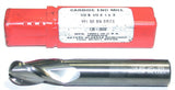 HTC 135-3500 1/2" Diameter 3 Flute Solid Carbide Ball End Mill