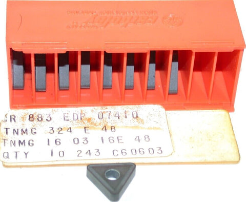 Lot of 9 Carboloy TNMG 16 03 16E Carbide T-Max P insert for turning