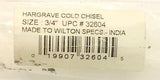 New Hargrave 32604 Steel Cold Chisel 3/4" Length 12" Made in India