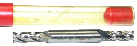 YG-1 Minicut 460-9 9/32" Diameter 3/8" Shank 4 Flute HSS End Mill New
