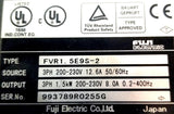 Fuji FVR1.5E9S-2 AC Drive Source 3PH 200-230V 12.6A 50-60Hz Output 3PH 5kW 8A