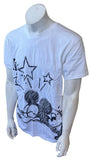 Walt Disney World Men's Mickey Mouse Dazed Graphic White Shirt Size Large