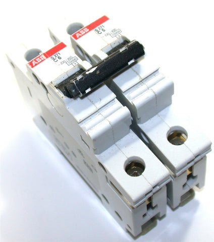Lot of 2 ABB S271 C6 6 AMP 1 Pole 230/400VAC Circuit breakers Din Mt