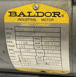 Baldor CDP3436 Motor 3/4 HP 1750 RPM 180 VDC w/ Dodge MR94763 Reducer 56/200-30