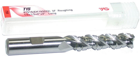 YG-1 67515 HSS Speed Freek Roughing End Mill T15 3 Flute 42 Degree Helix