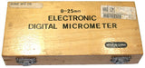 Procheck Electronic NB60 0.001mm/0.0001" Outside Micrometer 0-1"/0-25mm w/Case