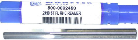 Monster Tool 500-0002450 4-Flute Straight Flute .2450" Carbide Reamer New