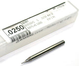 Fullerton 32367 .025" Diameter 2 Flute Solid Carbide Ball End Mill