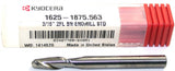 Kyocera 1625-1875.563 3/16" Carbide Ball Endmill 2FL 3/16" Shank New