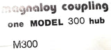 Magnaloy 11210 Coupling M300 300-hub 1-3/8" x 5/16"