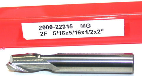 YG-1 Minicut 2000-22315 5/16" Diameter 5/16" Shank 2 Flute Carbide End Mill New