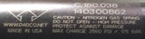 Dadco C.180.038 Nitrogen Gas Spring 2560psi Max Charge 140300862 QB38-1103