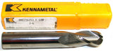 Kennametal BNEC562S3 K 600 3/8" Dia 3/8" shank 3 Fl Solid Carbide Ball End Mill