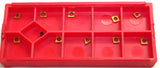 Lot of 10 New Circle CDCD-505-CG5 TiN Coated Carbide Boring Bar Inserts