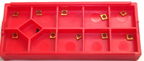 Lot of 10 New Circle CDCD-505-CG5 TiN Coated Carbide Boring Bar Inserts
