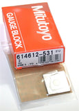 Mitutoyo 614612-531 Precision 2mm Square Carbide Gauge Gage Block ASME 2