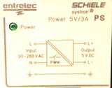 Entrelec Schiele 2.423.418.30 Power Supply Input 90-260VAC 105-260VDC 47-440Hz