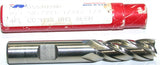 Regal 55302 12.5mm 4 Flute Single End 1/2" Shank HSS End Mill