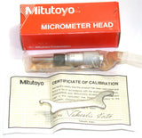 Mitutoyo 148-104 0-13mm .01mm Micrometer Head w/Cert. NIB