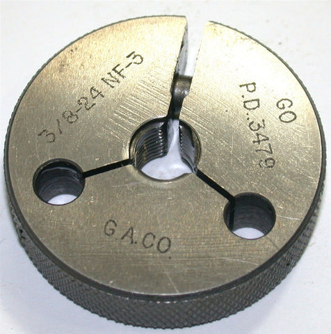 G.A. CO 3/8-24 NF-3 GO Thread Gage