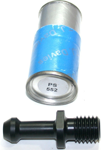 T. J. Davies PS-552 Retention Knob/Pull Stud 5/8-11 Thread 45° Angle CAT40 Shank