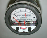 DWYER PRESSURE SWITCH GAUGE 0-5 PSID HI/LO LIMIT 120 V MODEL 43205 (2 AVAILABLE)