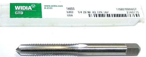 Widia 2749775 1/4-28 NF H3 3 flute taper Tap 10352 New