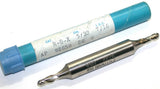 Putnam 92858 5/32" Diameter 3/8" Shank 2 Flute HSS Double End Ball End Mill