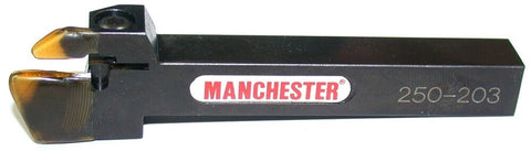 Manchester 250-203 12mm Square Indexable cut-off and grooving tool holder New