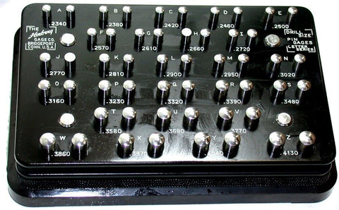 Horberg Letter Pin Drill Gage Set