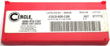 Lot of 10 New Circle CDCD-505-CG5 TiN Coated Carbide Boring Bar Inserts