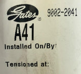 Gates A41 HI-Power II V Belt 90022041
