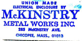McKinstry 65-4415 Metal Enclosure