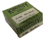 Kingsley K-486 Blue Black Wire Marking Foil 1" X 100'