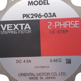 Oriental Motor Vexta PK296-03A Stepper Motor 2 Phase 4.5 Amps