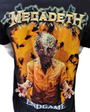Anvil Men's Megadeth Endgame Graphic Black Short Sleeve Shirt Size Medium