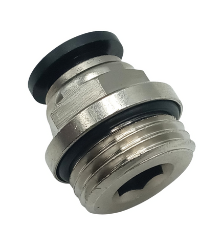 Lot of (5) Conek PC10-G04 10mm Tube Straight Stud Fitting 1/2" BSPT Thread PTC