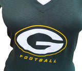 Nike Dri-Fit Women's Green Bay Packers Football Green Short Sleeve Shirt