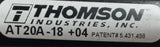 (2) Thomson Industries AT20A Linear Bearings